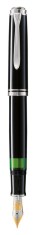 STILOU SOUVERAN M805 B PENITA AUR 18K PLACAT CU PALADIU,CORP NEGRU