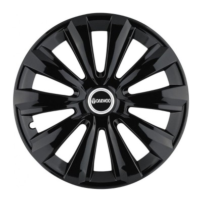 Set 4 Capace Roti, potrivite jantelor de R15, pentru Daewoo, model delta negru foto