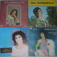 Tita Bărbulescu ,vinyl/vinil 4 discuri LP, albume pret pe poza si in descriere