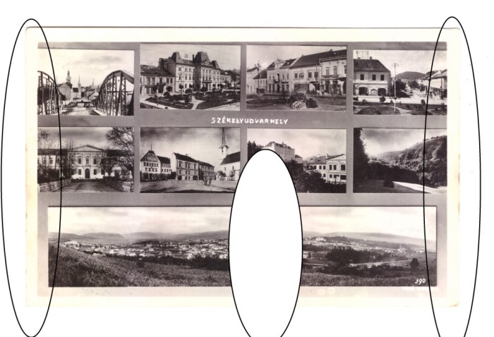 CP Odorheiu Secuiesc, mozaic, ocupatia maghiara, circulata 1941, stare buna