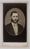 FOTOGRAF A . PELLOTIER , BOURGES , BARBAT CU BARBA , SFARSITUL SEC. XIX