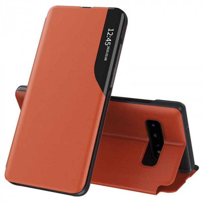 Husa pentru Samsung Galaxy S10, Techsuit eFold Series, Orange