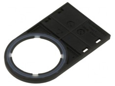 Tablita Descriptiva Neagra 22mm foto