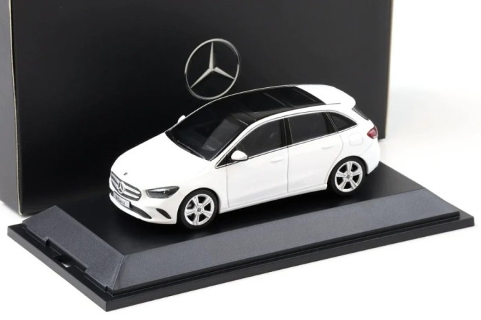 Macheta auto Mercedes Benz B-CLASS Polar White (W247) 2018 1:43