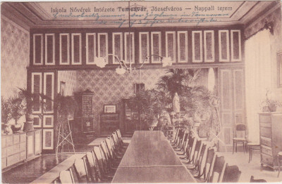 CP Timisoara Iosefini Scoala de asistenti medicali sufragerie ND(1924) foto
