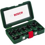 Set 12 freze cu carburi Bosch 2607019466, metalic