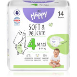 BELLA Baby Happy Soft&amp;Delicate Size 4 Maxi scutece de unică folosință 8-14 kg 14 buc