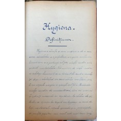 Hygiena- Farmacologie- curs anonim, scris de mana