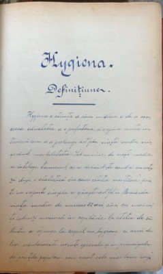 Hygiena- Farmacologie- curs anonim, scris de mana foto