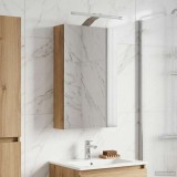 vidaXL Dulap cu oglindă pentru baie Stejar artizanal 30 x 10,5 x 50 cm 889022