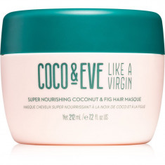 Coco & Eve Like A Virgin Super Nourishing Coconut & Fig Hair Masque mască hrănitoare profundă pentru un par stralucitor si catifelat 212 ml