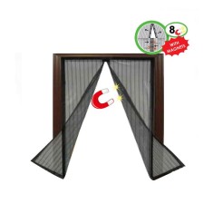 Plasa magnetica antiinsecte pentru ferestre, 1.2 x 1.2 m, Negru