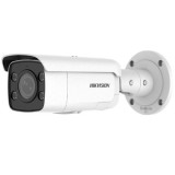 Camera IP ColorVu 8MP, alarma stroboscopica, avertizare sonora, lentila 2.8mm, lumina alba 60m, microfon, difuzor, PoE - Hikvision DS-2CD2T87G2-LSU/SL