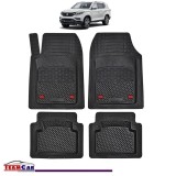 Covorase Auto TeamCar&reg; Tip Tavita Compatibile SsangYong Rexton Generatia IV (2017-2025) Negru Material Rezistent, Cauciuc