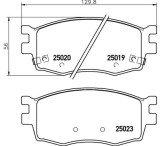 BREMBO P 30 069 PRIME LINE set placute frana,frana disc