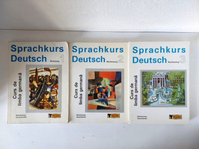 SPRACHKURS DEUTSCH - CURS DE LIMBA GERMANA (3 volume) foto