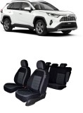 Cumpara ieftin Set huse scaune material textil dedicate TOYOTA RAV 4 HYBRID 2018-2021 (BANCHETA FRACTIONATA)