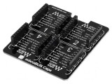 Placă prototip Conectori de extensie: 4 256kbEEPROM - Placă prototip cu conectori de extensie