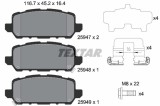 TEXTAR 2594701 set placute frana,frana disc