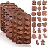 KCHENATICS Forme din silicon pentru ciocolată &ndash; Forme mici din silicon pentru To