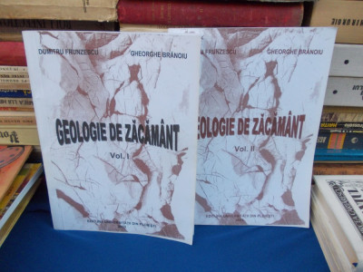 DUMITRU FRUNZESCU - GEOLOGIE DE ZACAMANT ( 2 VOL. ) , UNIV. PLOIESTI , 2003 * foto