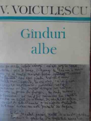 Ginduri Albe - V.voiculescu ,537596 foto