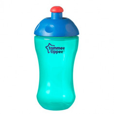 Cana Tommee Tippee Basics Sports Explora 300 ml albastru foto