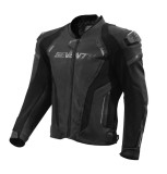 Cumpara ieftin Geaca (jacheta) barbati pentru scuter - motocicleta Racing Seventy all season/iarna model SD-JL24 Spoiler culoare: negru Negru 2XL