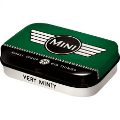 Cutie metalica cu bomboane - Mini - Logo Green foto