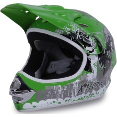 Casca cross/atv copii Action verde marime XL
