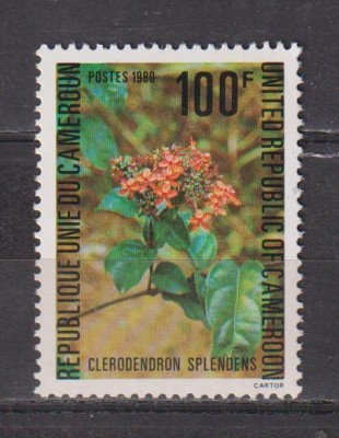 CAMERUN 1980 FLORA MI. 929 MNH foto