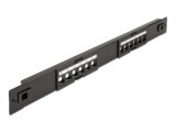 Patch panel 19&quot; pentru 12 module keystone Negru, Delock 66821