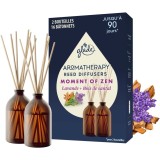 Set 2 difuzoare cu betisoare de aromaterapie Moment of Zen, GLADE