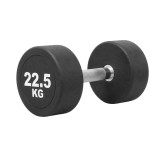 Gantera SportMann Profi 22,5 kg din poliuretan pentru fitness si forta
