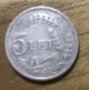 MNDRO Romania moneda 5 lei 1947