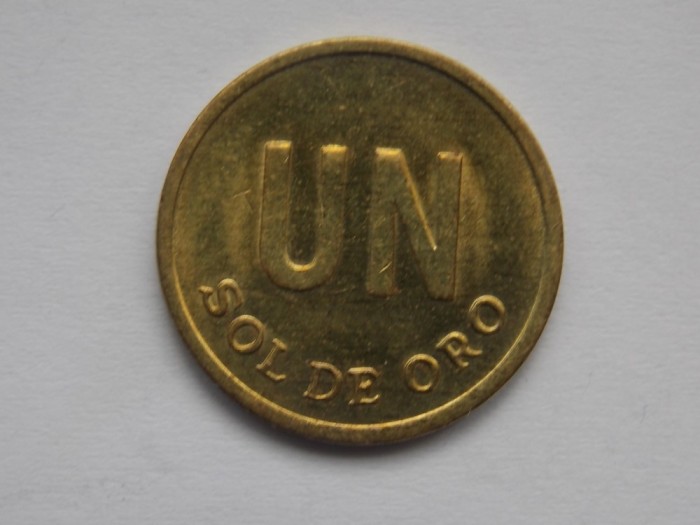 UN SOL DE ORO 1976 PERU-XF