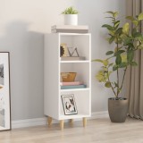 vidaXL Servantă, alb, 34,5x32,5x90 cm, lemn compozit