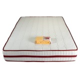 Cumpara ieftin Saltea ortopedica cu arcuri, Roza Super Lux Ortopedic 140x200x25cm, fermitate mediu spre tare, plasa de arcuri Bonell, reversibila, banda de aerisire