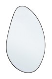 Cumpara ieftin Oglinda perete rama otel negru Asteroid 59.5x1.5x101 cm