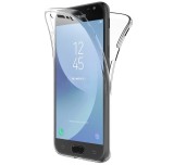 Husa Full TPU 360&deg; (fata + spate) pentru Samsung Galaxy J3 (2017), Transparent, Oem