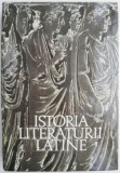 Istoria literaturii latine. De la origini pana la destramarea Republicii