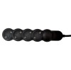 Prelungitor Hoff Line 4 prize, 3 m, 3500W, 3 x 1.5 mmp, intrerupator, negru
