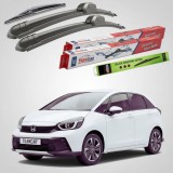 Cumpara ieftin Ștergătoare Honda Jazz V GR Liftback 2020-prezent | Set Față și Spate Flat &ndash; TeamCar&reg;