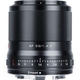 Cumpara ieftin Obiectiv Auto VILTROX STM 33mm F1.4 pentru Nikon Z-Mount