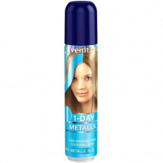 Fixativ colorant pentru par Venita, 1-Day Metallic Color, nr M3, Albastru foto