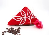 Suport Servetele Lemn &amp; Sticla Acrilica, 13x6x13cm, Elegant, Durabil, Bucatarie, Sufragerie, Birou