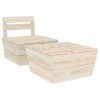 Gossi set mobilier de gradina, 2 piese, lemn de molid tratat