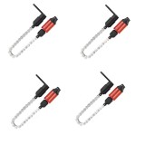Set 4 Hangere (Swingere) cu lanț din oțel Baracuda SW17A model 2017 cu conector