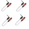 Set 4 Hangere (Swingere) cu lanț din oțel Baracuda SW17A model 2017 cu conector