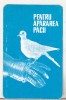 Bnk cld Calendar de buzunar 1972 Pentru apararea pacii